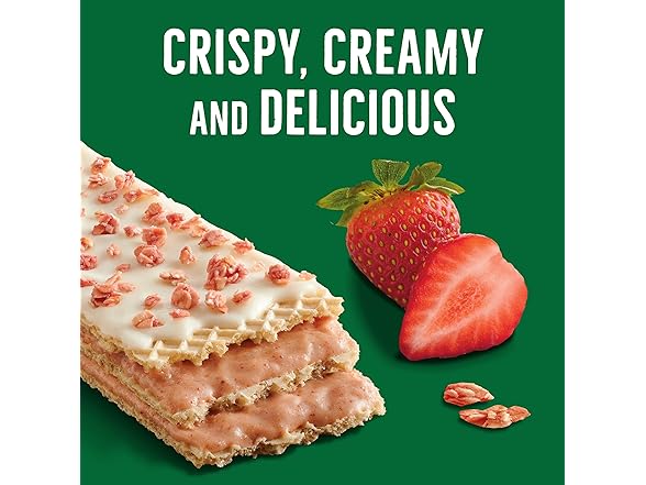 5CT Nature Valley Crispy Creamy Wafer Bars, Strawberry