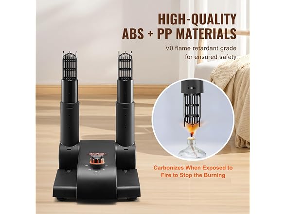 180° Foldable 2 Tubes Shoe Dryer, Portable Boot