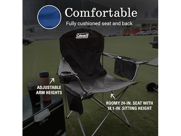Coleman Portable Camping Chair 4-Can Cooler