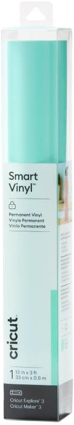 Cricut Smart Permanent Vinyl 3ft Roll, Mint - Gallery 7