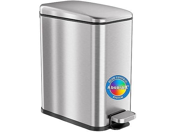 iTouchless 5 Liter SoftStep Trash Can