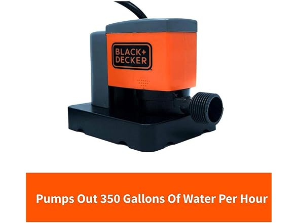 BLACK+DECKER Swimming Pool Cover Pump,