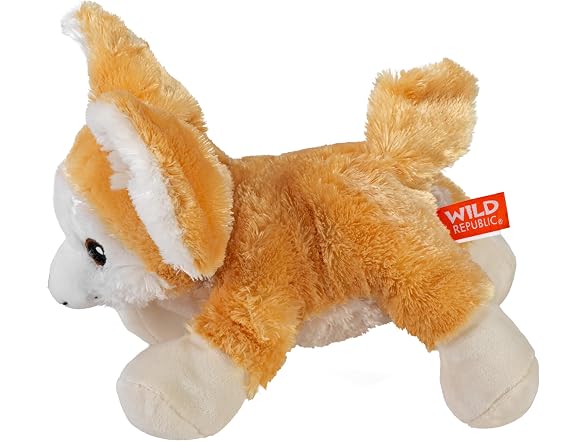 Wild Republic Ecofuzzies Fennec Fox Stuffed Animal - 7"