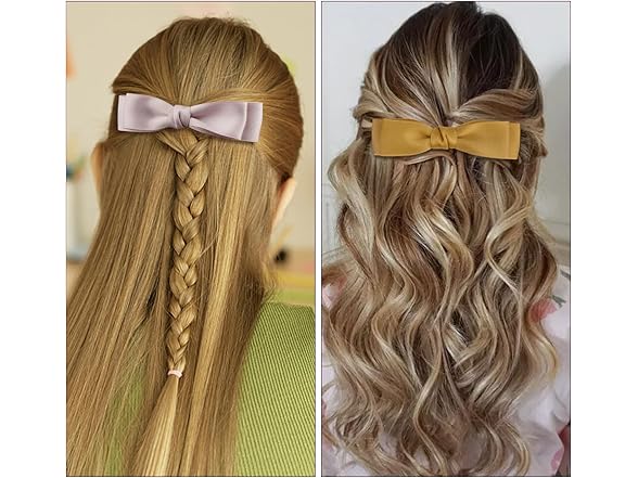 5 PCS Hair Bows Cute Hair Clips for Women