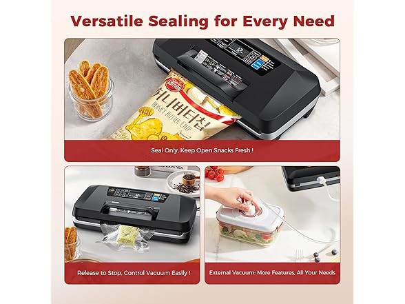 ROUUO Vacuum Sealer Machine