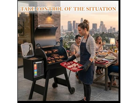 FIRERIOT BBQ Tray Set w/ Heat Resistant Gloves