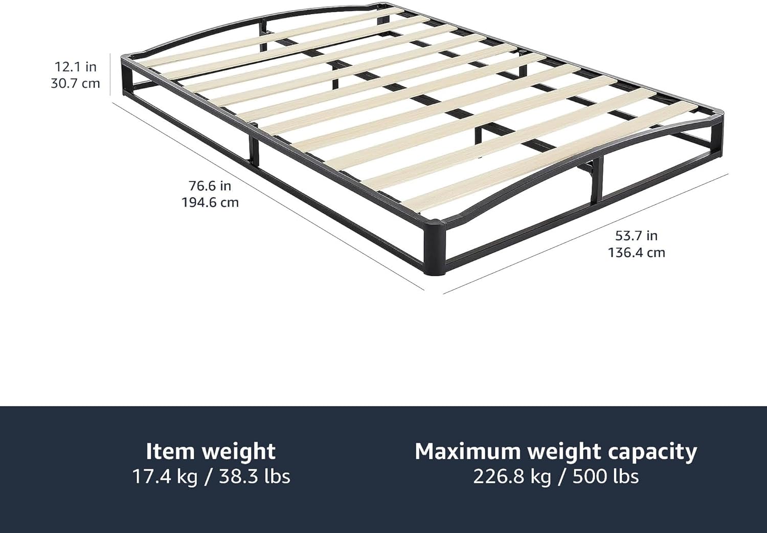 Amazon Basics Bed Frame - Choose Size - Gallery 14