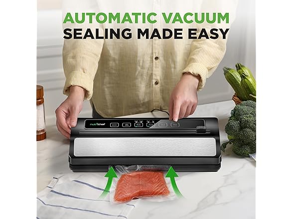 NutriChef Vacuum Sealer & Starter Kit