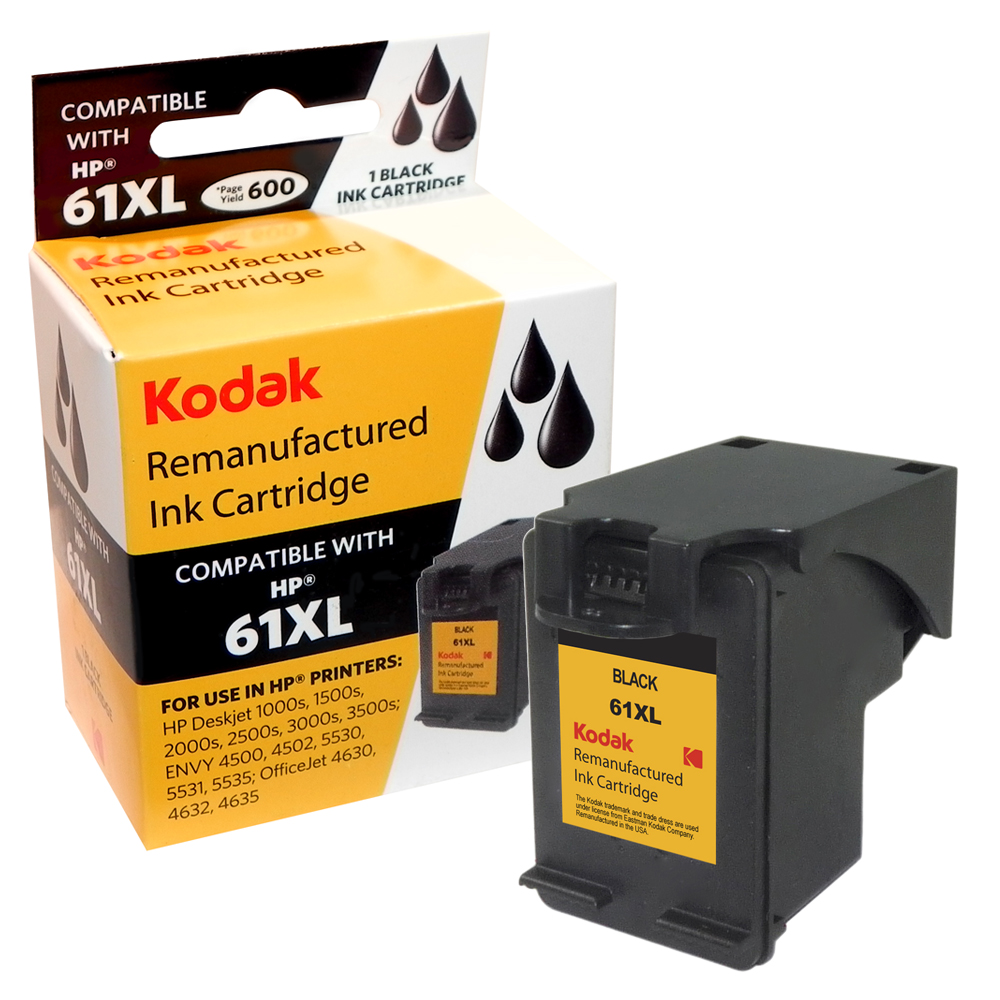 Compatible HP 61 Ink Cartridge Combo Pack (1 Black, 1 TriColor) - Gallery 5