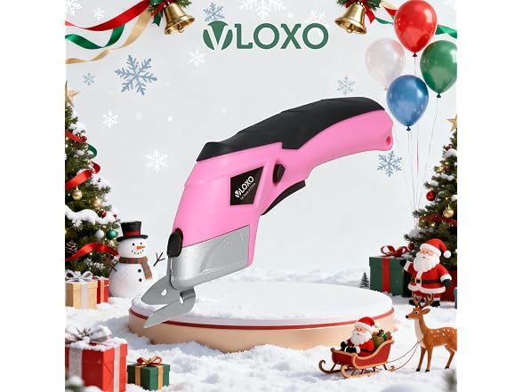 VLOXO Cordless Electric Scissors - Pink