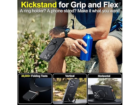 Hualele Magnetic iPhone 15 Pro Max Case