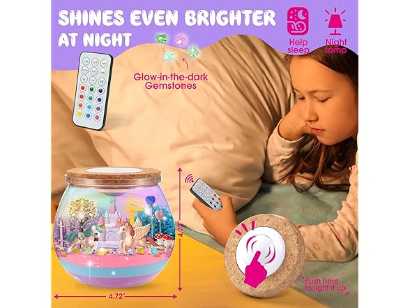 SparkleMe Unicorn Terrarium Craft Kit