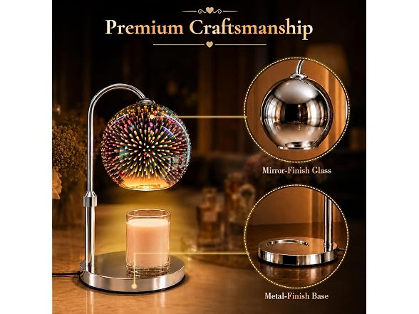 Candle Warmer Lamp 3D Firework