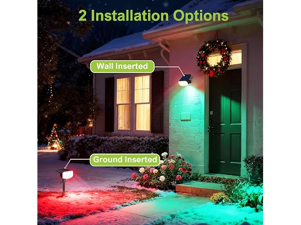 DAMINY RGB Solar Spot Lights