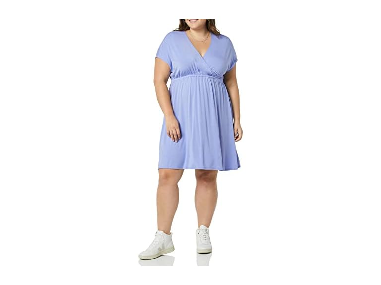 Amazon Essentials Women V Neck Elastic Waist Dress - Gallery 23