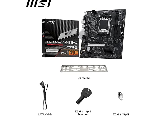 MSI PRO A620AM-B EVO Micro-ATX