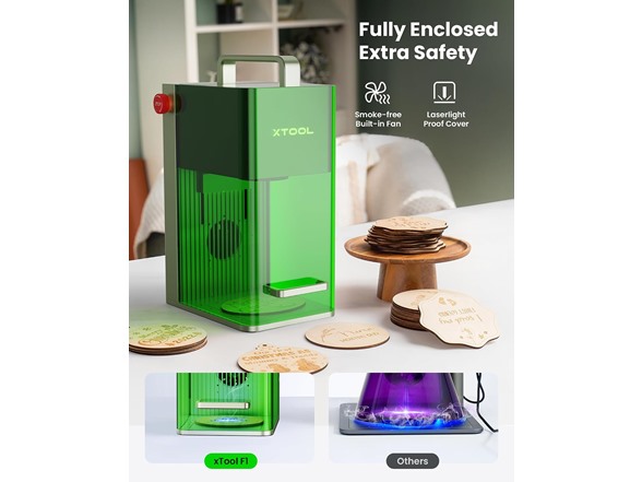 xTool F1 Laser Engraver Dark Green