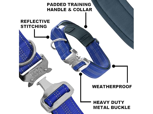Black Rhino - Tactical Dog Collar Ultra-Soft Neoprene