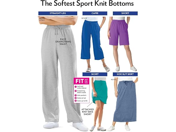 Woman Within Women (L) Sport Knit Skort