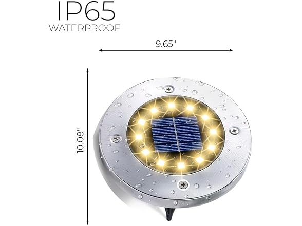 HOUSEOFLED Solar Ground Lights