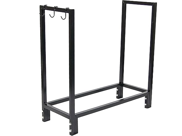 Sunnydaze Firewood Log Rack with Cover 30"
