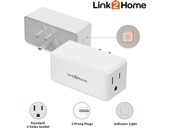 Link2Home Wireless Remote Control Outlets (6pk)