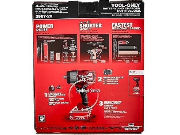 Milwaukee 2967-20 M18 1/2 HIGH Torque Impact Wrench