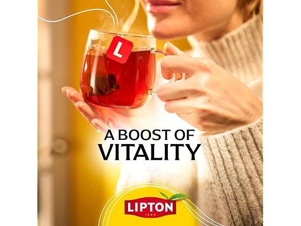 Lipton Black Tea Bags, Hot or Iced High