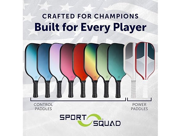 Sport Squad 2-Player Pickleball Paddle Set