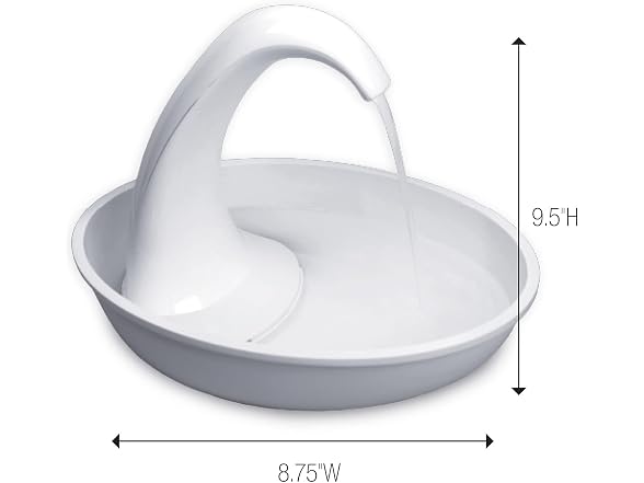 Pioneer Pet Swan Fountain, 80oz