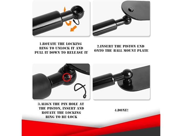 KitsPro Truck Tailgate Assist Accessori