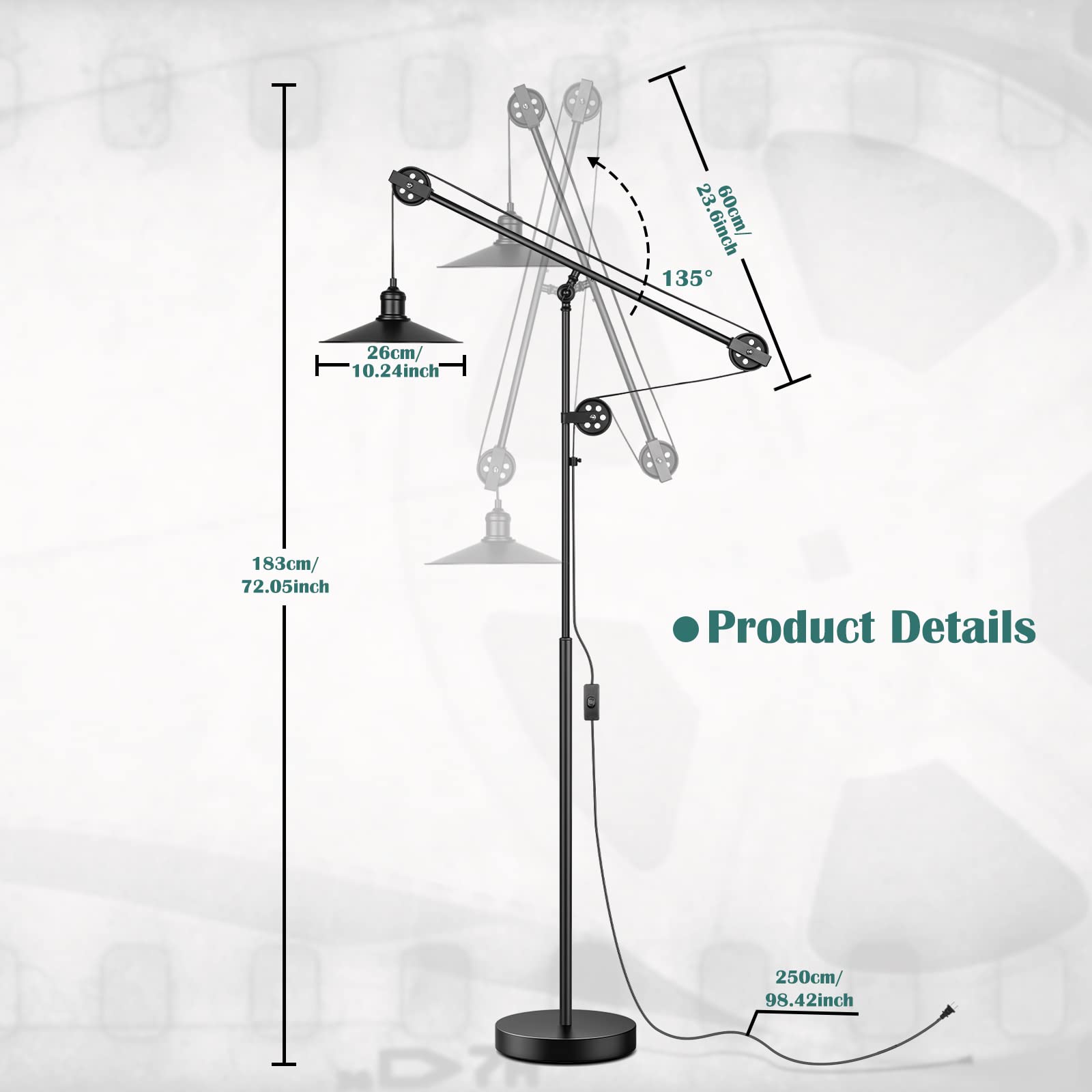 GoBright Adjustable Floor Lamp - Gallery 9