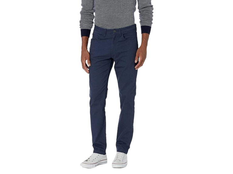 Amazon Essentials Men's Chino, Slim-Fit pants with 5-Pockets, Comfort Stretch, 29W x 34L, Navy (Previously GoodThreads)