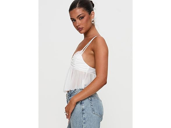 Princess Polly Corella Mesh Bustier Crop Top