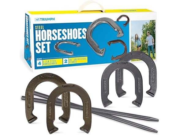 TRIUMPH SPORTS USA Steel Horseshoe Set