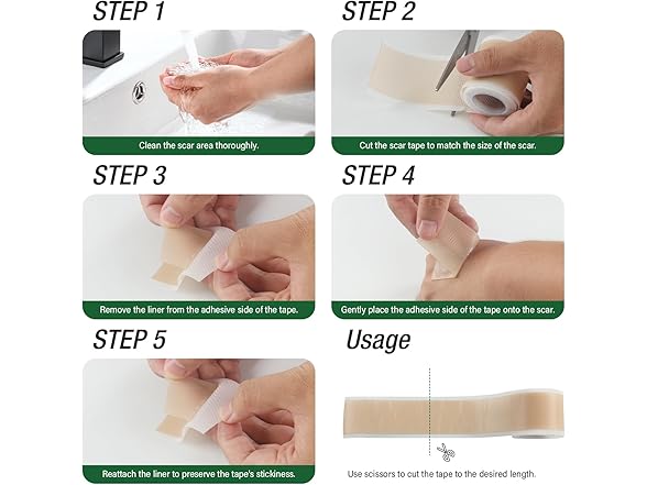 micakin Silicone Scar Tape
