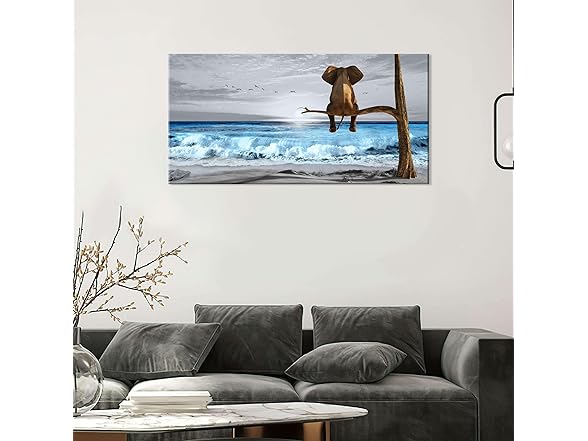 VAGAOA Elephant Wall Art