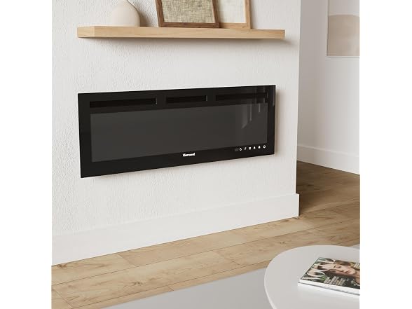 VISVEIL Electric Fireplace 50Inch,Realistic Flame