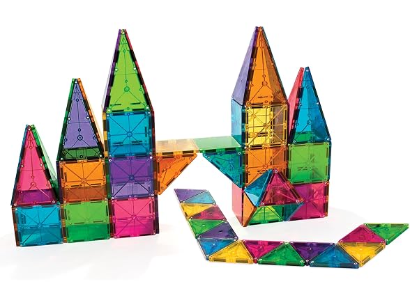 MAGNA-TILES Classic 100-Piece Magnetic Construction Set