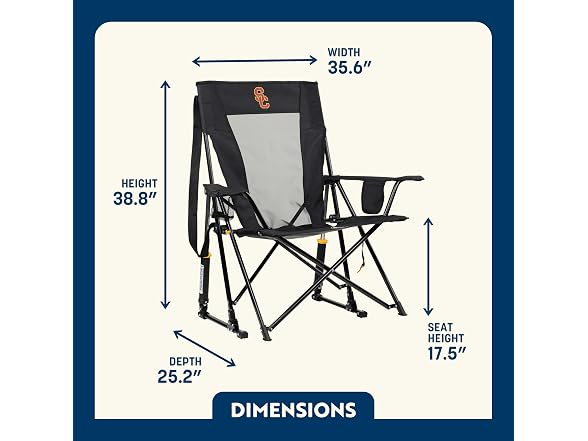 GCI Outdoor Comfort Pro Rocker Camping Chair