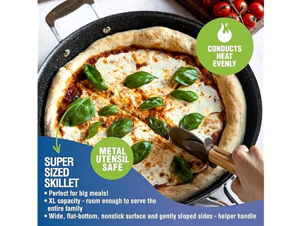 Granitestone 14 Inch Large Non stick