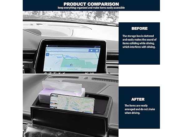 Nosxxus Dash Storage Tray for 2021-2023