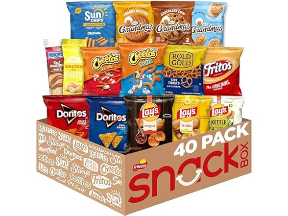 40Pk Frito-Lay Ultimate Classic Snacks Package