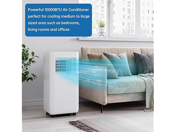 dainslef 10000 BTU Portable Air Conditioners,4 In