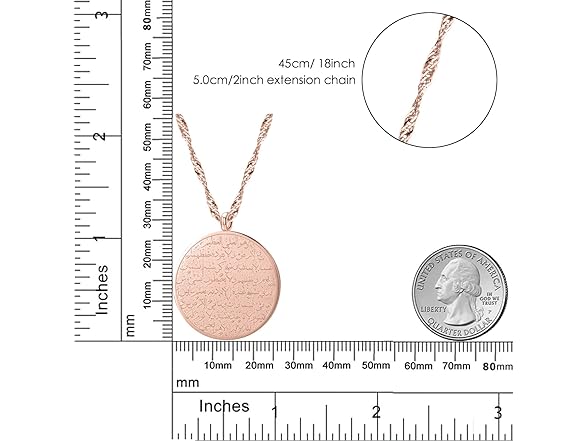 Qitian Gold Islamic Pendant