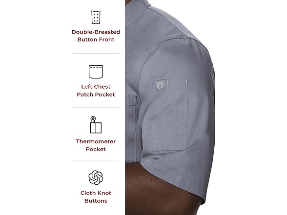 Chef Works Men's Montreal Cool Vent, (L)