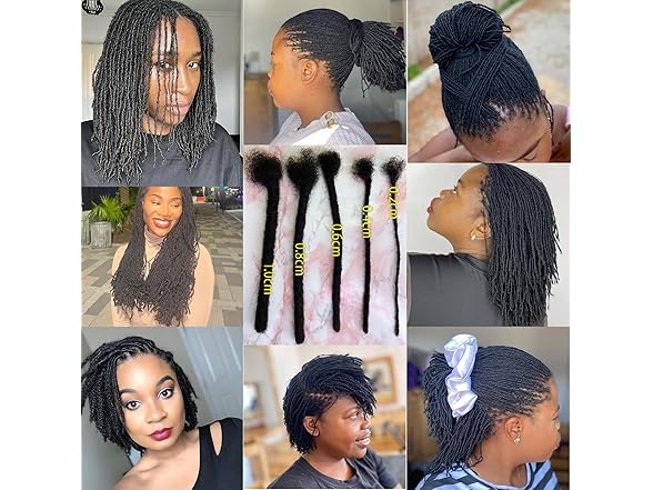 Loceast 6 Inch 0.2cm Width Loc Extension