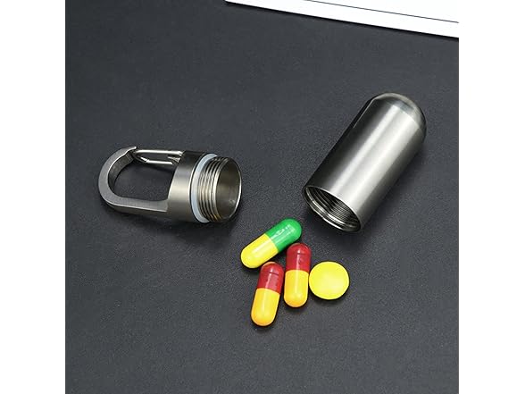 Keychain Pill Holder