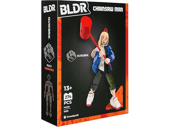 BLDR Chainsaw Man Power Building Set