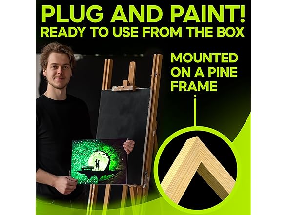Acmelight Glow in The Dark Canvas Board